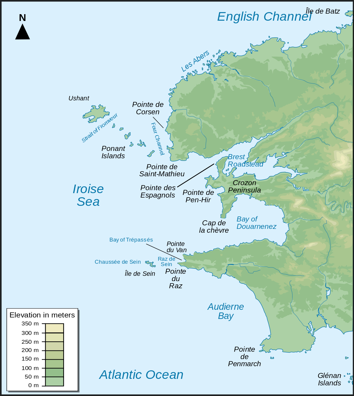 La mer d'Iroise : patrimoine des grands espaces marins