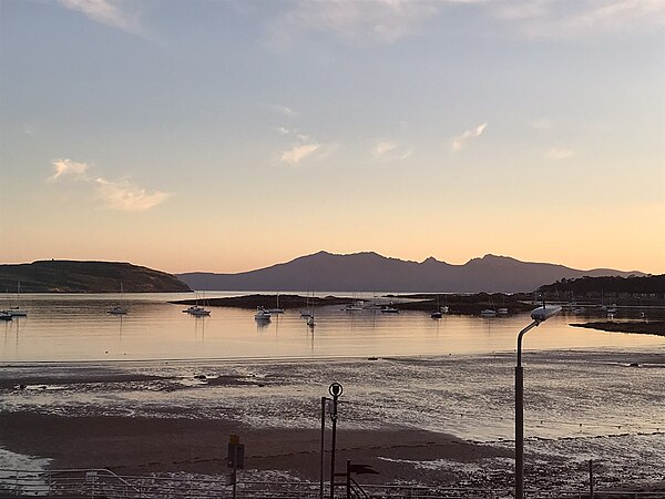 Kames Bay looking towards Arran