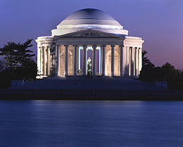 The Jefferson Memorial at dusk Jefferson Memorial dusk Highsmith.jpg