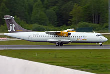 ehemalige ATR 72-500 der Jet Time
