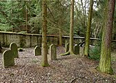 Čeština: Náhrobky na židovském hřbitově v obci Košetice v okrese Pelhřimov. English: Gravestones in the Jewish cemetery in the municipality of Košetice, Pelhřimov District, Vysočina Region, Czech Republic. This is a photo of a cultural monument of the Czech Republic, number: 15672/3-3091. Památkový katalog  · MIS  · hledat obrázky  · hledat seznamy  · Wikidata