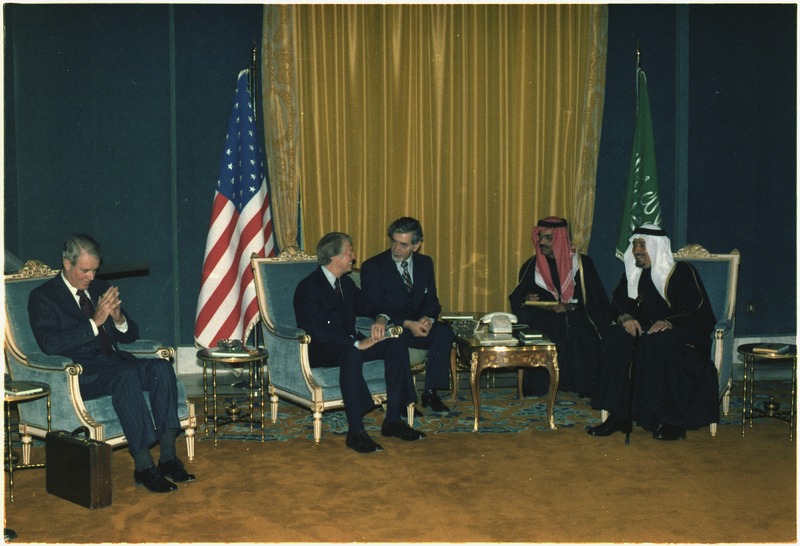 File:Jimmy Carter and Cyrus Vance meet with Crown Prince Fahd and King Khalid of Saudi Arabia. - NARA - 177434.tif