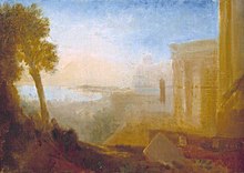 Joseph Mallord William Turner (1775-1851) - Menghadap ke Pantai, dengan Bangunan Klasik - N02991 - Nasional Gallery.jpg