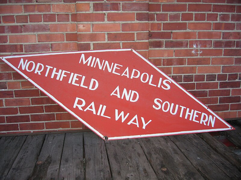 File:Jrb Minneapolis Northfield and Southern Railway sign 20071024.JPG