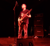 Broadrick performing with Godflesh in 2016 Justin Broadrick performing with Godflesh.png