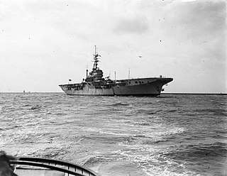 HNLMS <i>Karel Doorman</i> (R81) Colossus class aircraft carrier