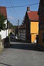 Karsdorfberg, Dorfstraße nach Osten