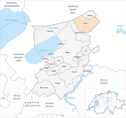 Kerzers - Mapa