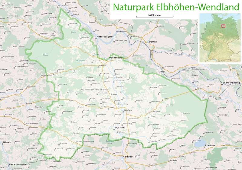 File:Karte des Naturparks Elbhöhen-Wendland.png