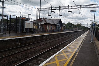 Kelvedon railway station Railway station in Essex, England