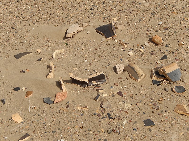 File:Kharakhoto 2016 pottery shards 1.jpg