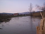 A Kis-Küküllő folyó Magyarkirályfalvánál