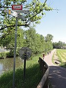 Le long du canal de la Bruche à Kolbsheim