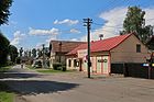 Čeština: Hasičská zbrojnice v Lípě nad Orlicí směrem k Týništi nad Orlicí English: Fire house in Lípa nad Orlicí, Czech Republic.