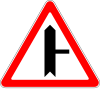 Side road with priority, from the right