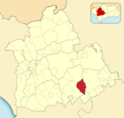 Расположение муниципалитета Ла-Пуэбла-де-Касалья на карте провинции