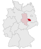Lokasi Wittenberg di Jerman