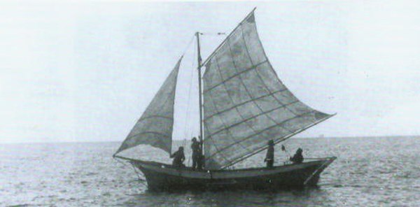 Laiba, an Izhorian vessel, in the Gulf of Finland