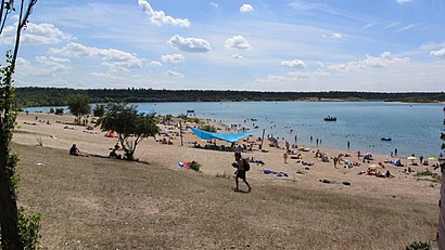 So kommt man zu dem Langener Waldsee mit den Öffentlichen - Mehr zum Ort Hier