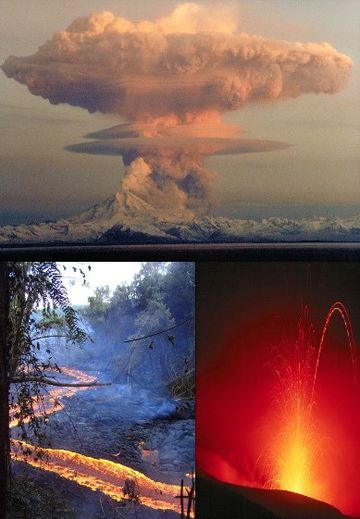 Types of volcanic eruptions