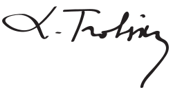 Leon Trotsky Signature.svg