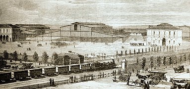 1867年当時のラ・ヴィレット食肉処理場