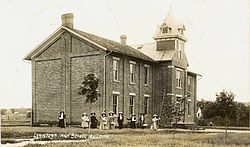 Lewistown High School (circa 1895) Lewistown High School Building-1890s.jpg