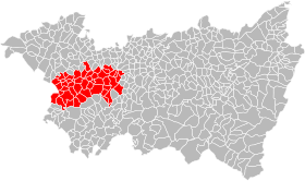 Localisation de Communauté de communes Terre d'Eau