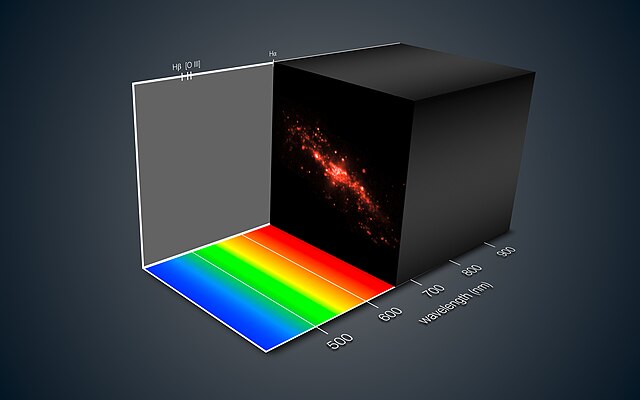 Trójwymiarowy obraz galaktyki NGC 4650A uzyskany za pomocą MUSE