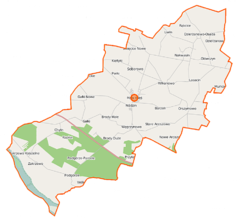 Mapa lokalizacyjna gminy Mała Wieś