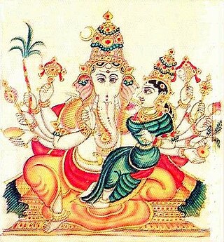 <span class="mw-page-title-main">Mahaganapati</span> Aspect of the Hindu god Ganesha