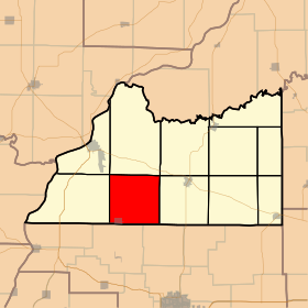 Placering af Arenzville Township