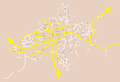 Street map of Arad