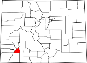 Colorado with San Juan highlighted