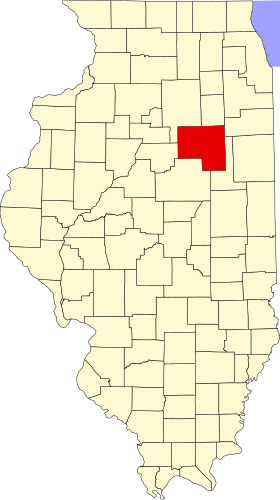 Posizione della contea di Livingston (contea di Livingston)