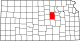 Map of Kansas highlighting Dickinson County.svg