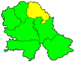 Северно-Банатский округ на карте