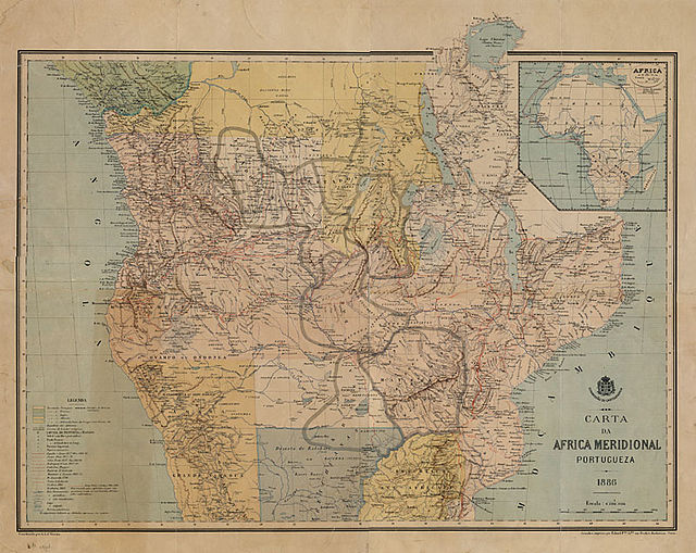 Old Map of Portugal 1917 Mapa de Portugal Portuguese map Vintage