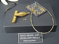 Mapungubwe gold beads and jewellery - Museum of Gems and Jewellery.jpg