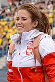 Maria Andrejczyk Rang zehn mit 57,86 m