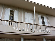 El Palacio de Justicia (Palais de Justice) en Marigot