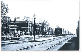 La gare fin XIXe