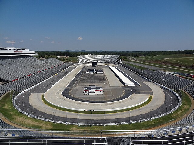 Martinsville Speedway, the track where the race was held.