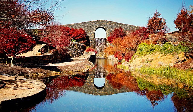 Mayfield Garden, Oberon in autumn