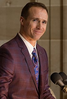 Drew Brees American football player and television analyst (born 1979)