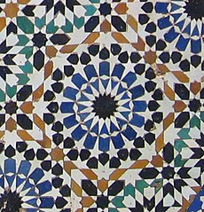 Marokkói hagyományos mozaik