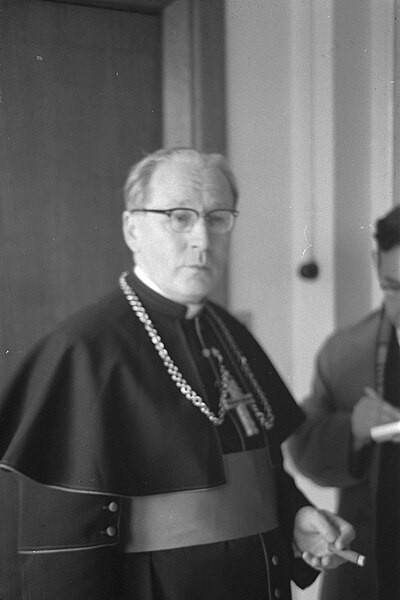 File:Mgr Alfrink tot kardinaal benoemd, portretfoto, Bestanddeelnr 911-0636.jpg