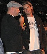 American actor Mike O'Malley and baseball player and musician Bronson Arroyo