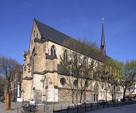 Minoritenkirche Köln im Frühling (1892 94)