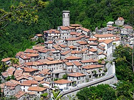 Panorama over Minucciano